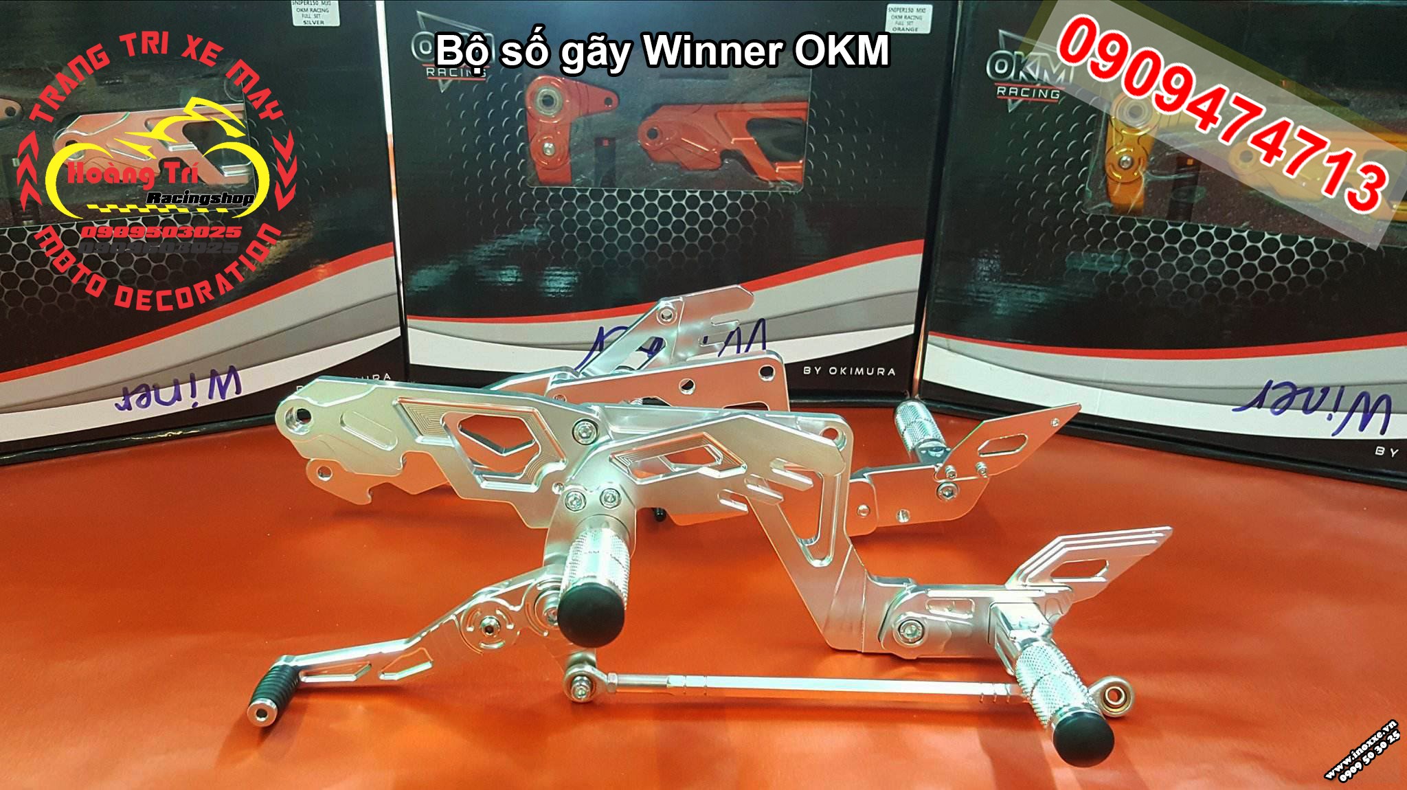 Bộ số gãy 2 người Winner hiệu OKM Racing  